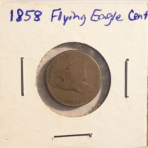 1858 Flying Eagle Cent.
